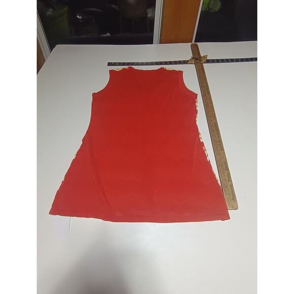 Retro Red & White Chevron Knit Tunic - Size Medium - NWT - Picture 6 of 6